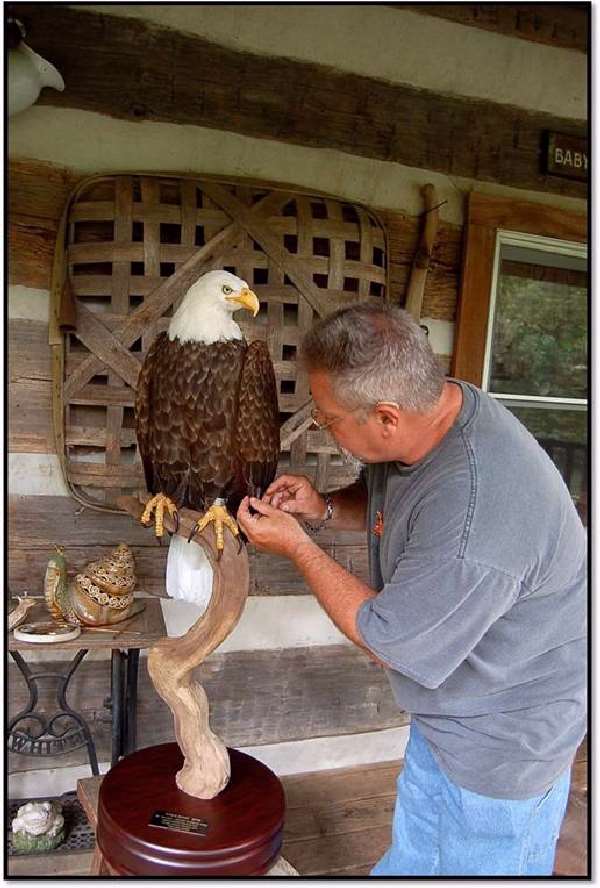 Shangrala's Eagle Sculpture Art