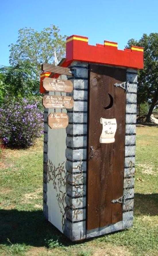 Shangrala's Texas Outhouse Art