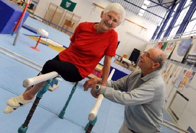 Shangrala's 86 Year Old Grandma Gymnast