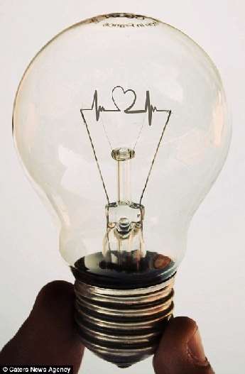 Shangrala's Light Bulb Illusion Art !