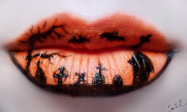 Shangrala's Halloween Lip Art