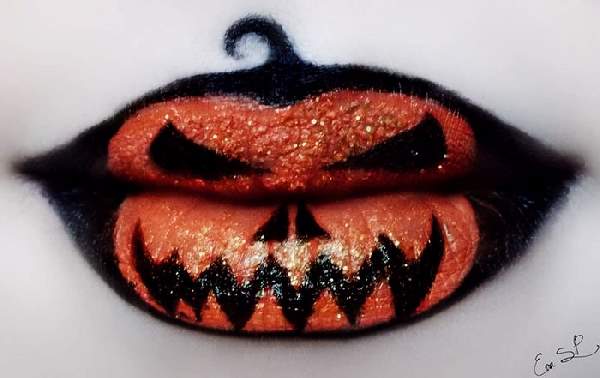 Shangrala's Halloween Lip Art