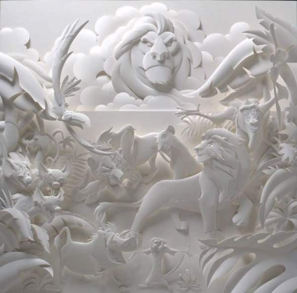 Shangrala's Jeff Nishinaka's Paper Sculptures