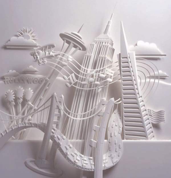 Shangrala's Jeff Nishinaka's Paper Sculptures