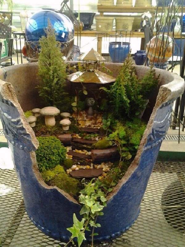 Shangrala's Fairy Garden Pot Art 2
