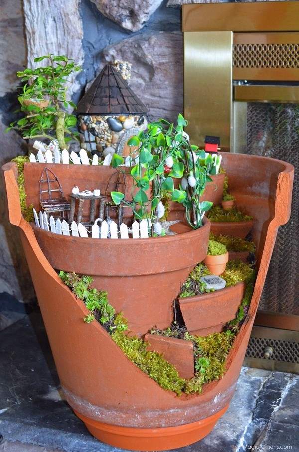 Shangrala's Fairy Garden Pot Art 2