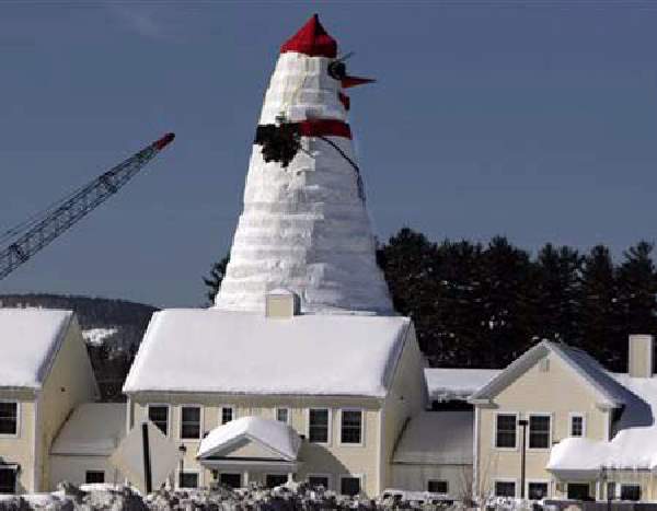 Shangrala's World's Tallest SnowWoman