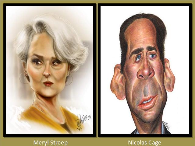Shangrala's Celebrity Caricatures 2