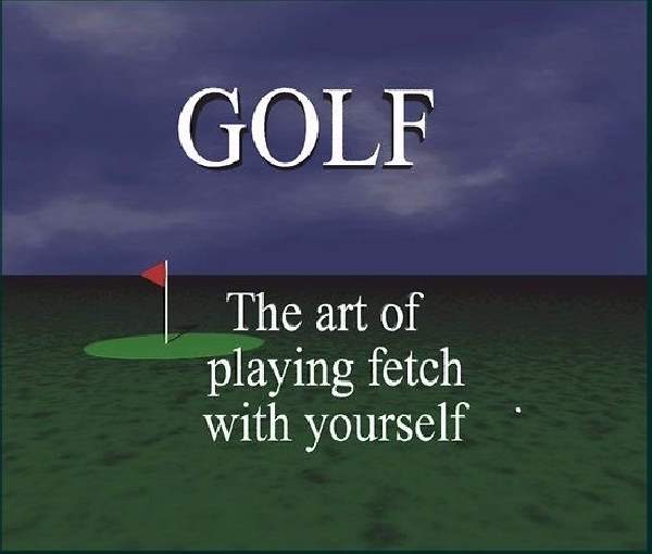 Humor With Golf