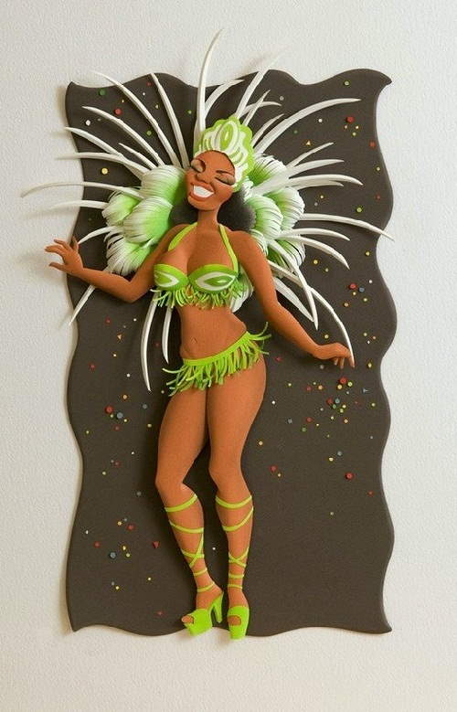 Shangrala's Carnival Paper Sculptures