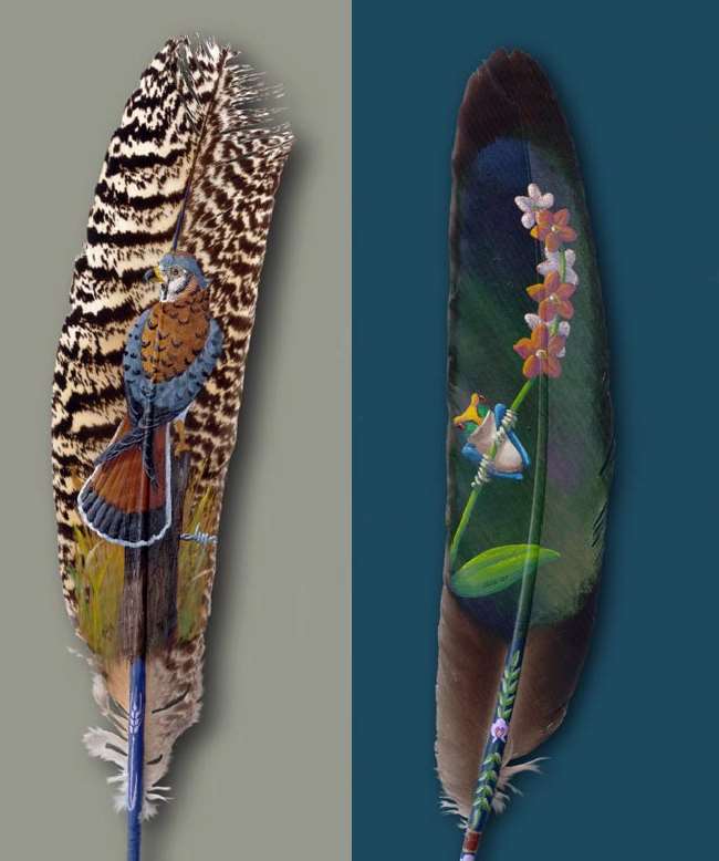 Shangrala's Feather Art