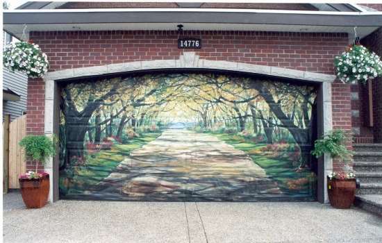 Shangrala's Garage Door Art!