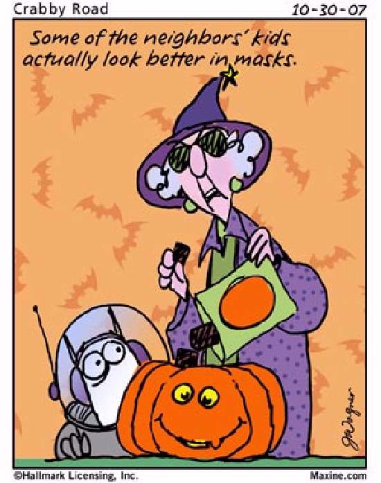Shangrala's Maxine On Halloween