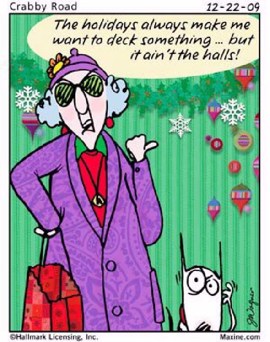 Shangrala's Maxine On Holidays