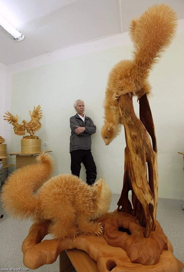 Shangrala's Wood Chip Art