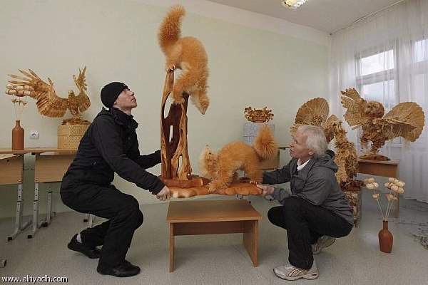 Shangrala's Wood Chip Art