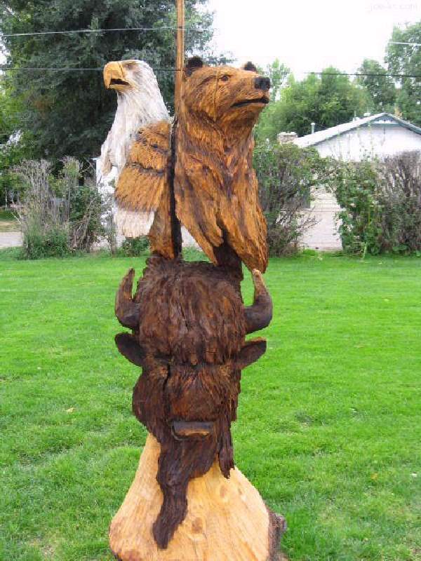 Shangrala's Chainsaw Wood Carving Art 2