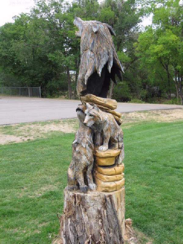 Shangrala's Chainsaw Wood Carving Art 2