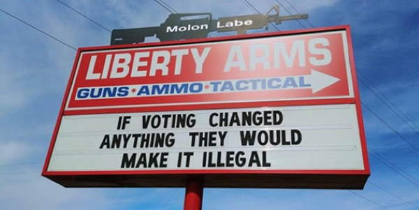 Shangrala's Funny Liberty Arms Signs