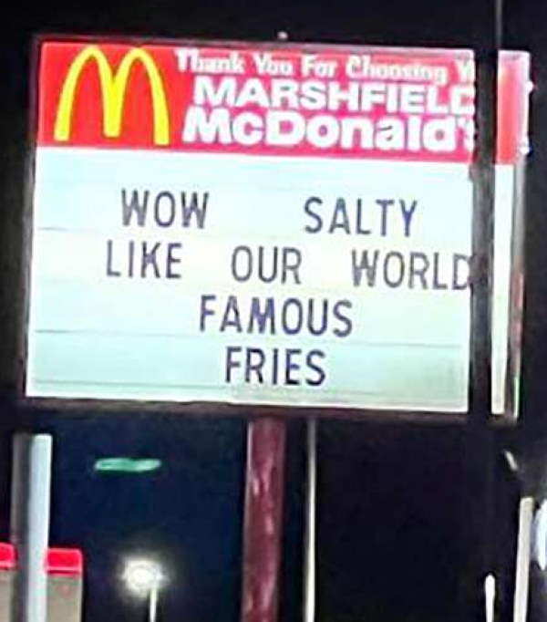 Shangrala's Fast Food Sign War