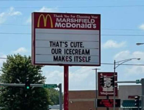 Shangrala's Fast Food Sign War