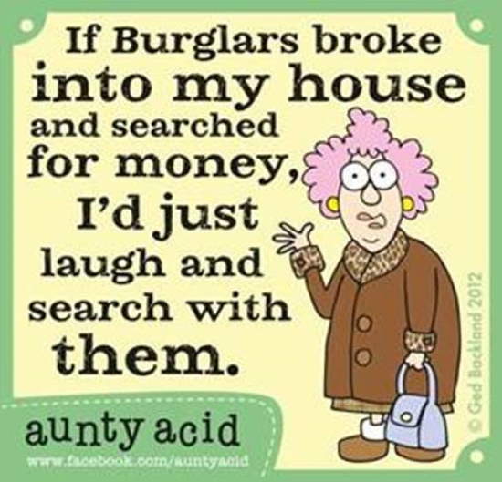 Shangrala's Aunty Acid Humor