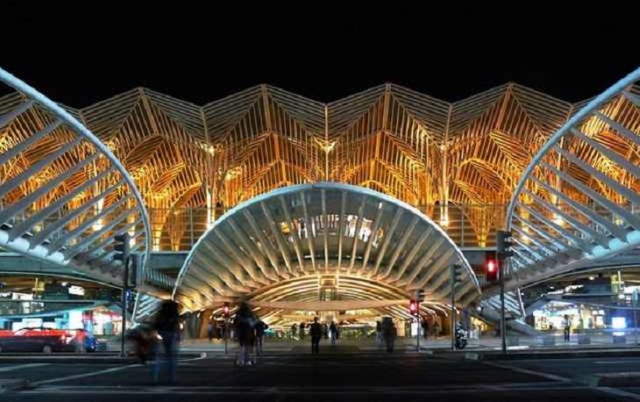 Shangrala's Beautiful Lighted Buildings