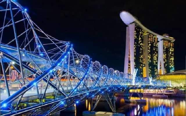 Shangrala's Beautiful Lighted Buildings