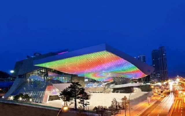 Shangrala's Beautiful Lighted Buildings