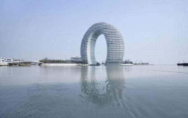 Shangrala's Beautiful Lighted Buildings