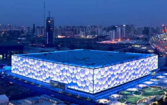 Shangrala's Beautiful Lighted Buildings