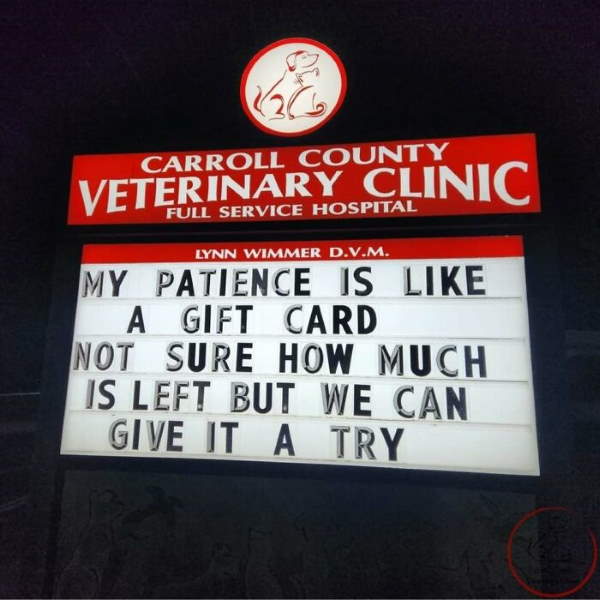Shangrala's Funny Veterinary Signs
