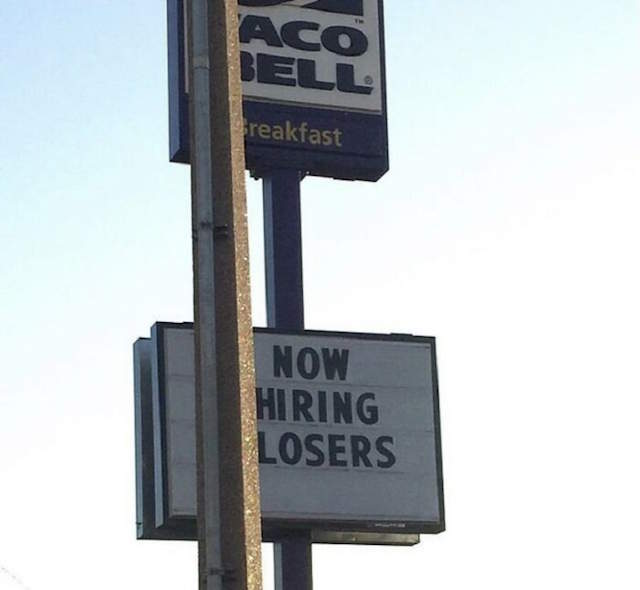 Shangrala's Funny Fast Food Signs