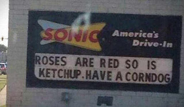 Shangrala's Funny Fast Food Signs